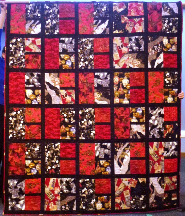 First prize quilt: Asian Influence